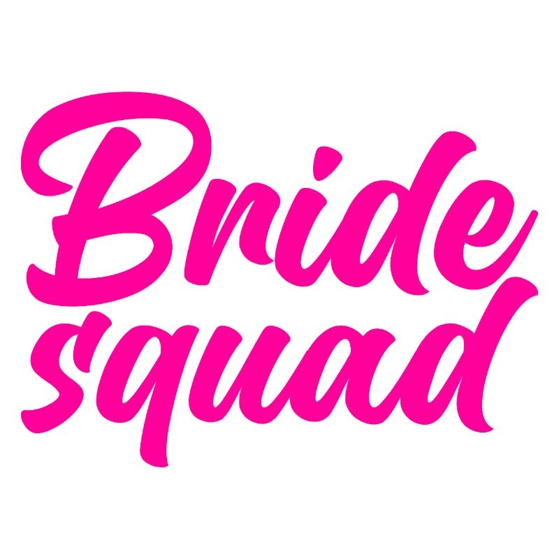 Bride Squad Team Bride Bachelorette Party Wedding