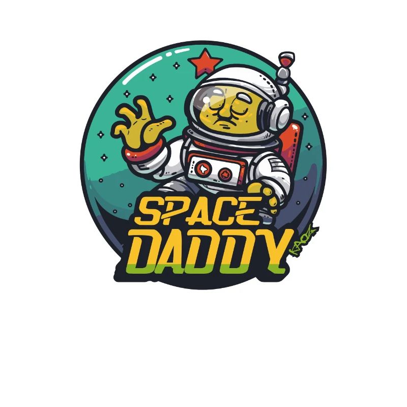 Space Daddy Sci-Fi Astronaut