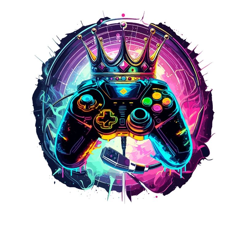 Gaming Controller with Headset and Crown