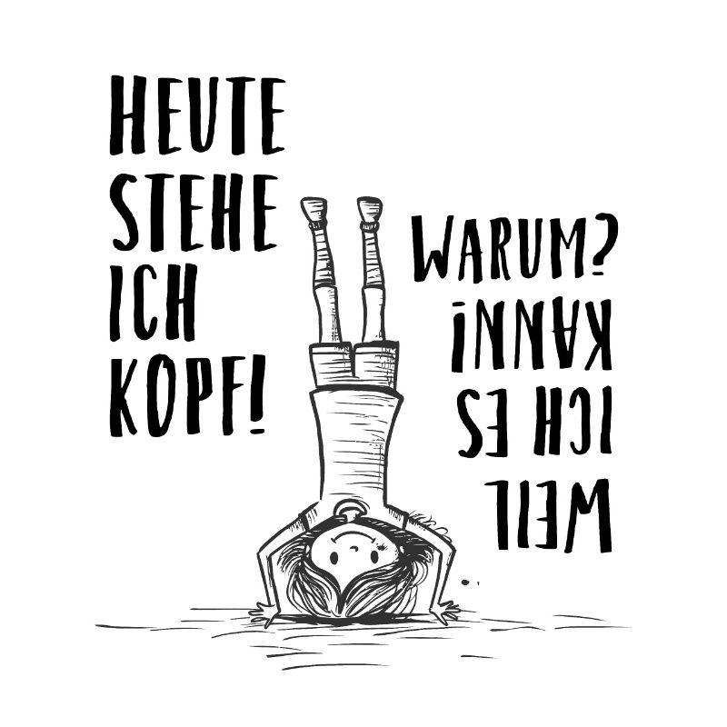 Mädchen Kopfstand [00261]
