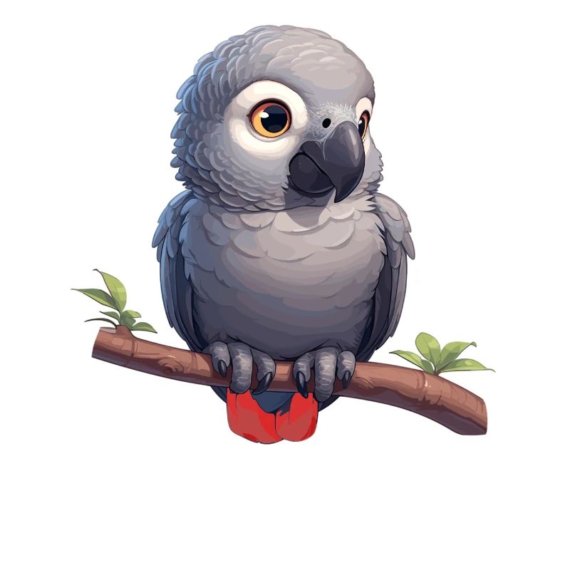Perroquet gris Graupapageis Graupapagei