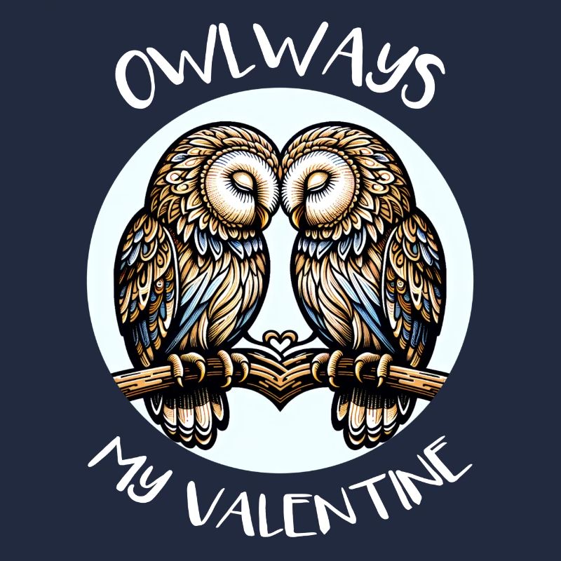 Owlways my Valentine Eule