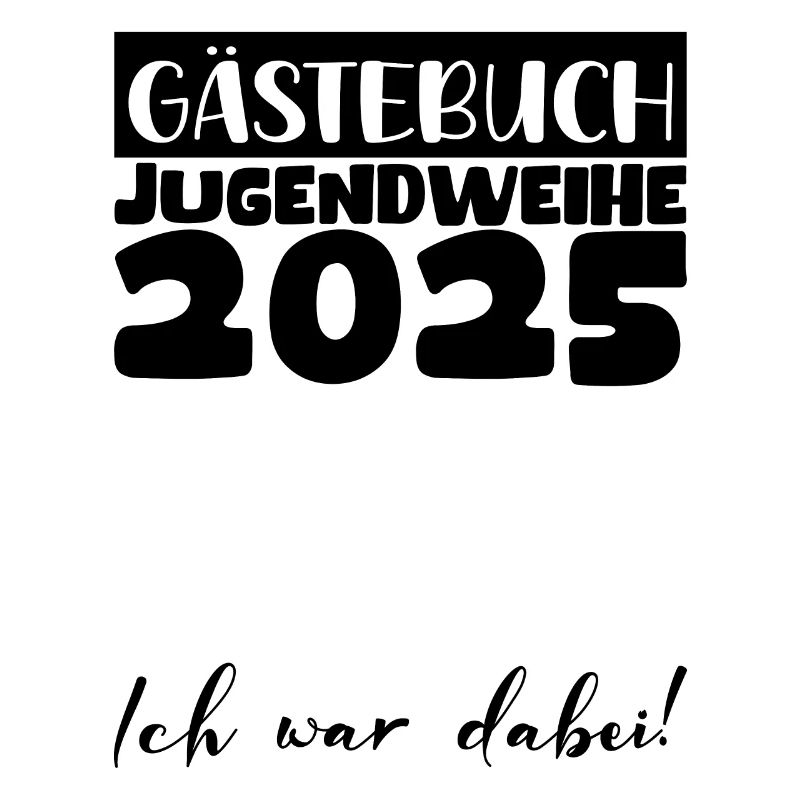 Jugendweihe 2025 Gästebuch Geschenk Mädchen Jungen