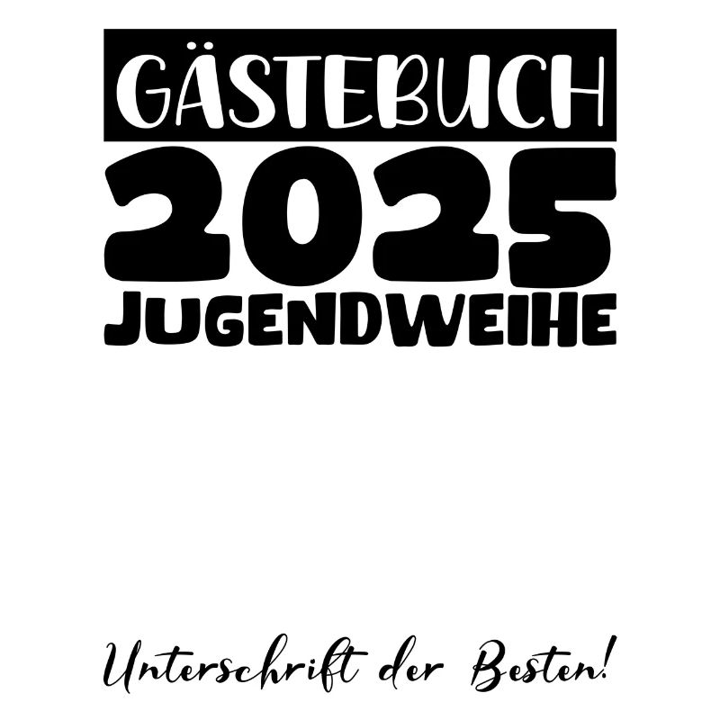 Jugendweihe 2025 Gästebuch Geschenk Mädchen Jungen