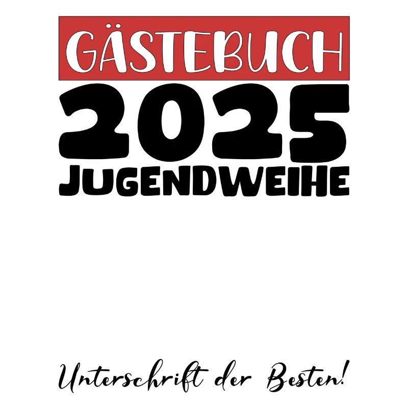 Jugendweihe 2025 Gästebuch Geschenk Mädchen Jungen