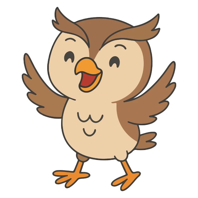 Lachuhu im Flug