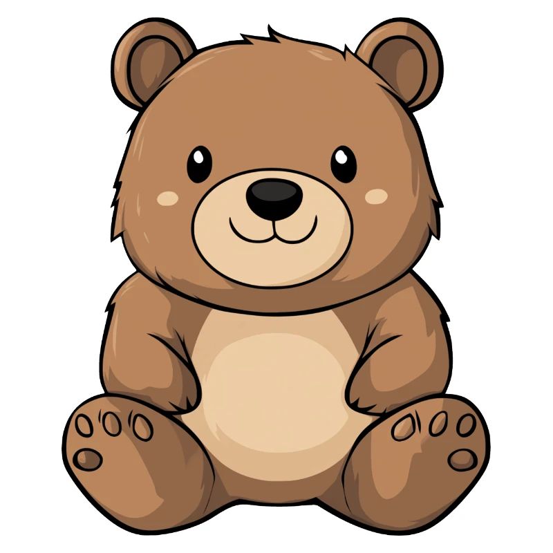 petit ours mignon