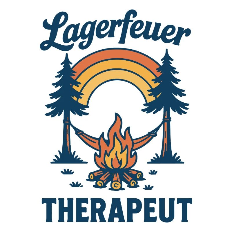 Campfire Therapist Camper Design for Camping