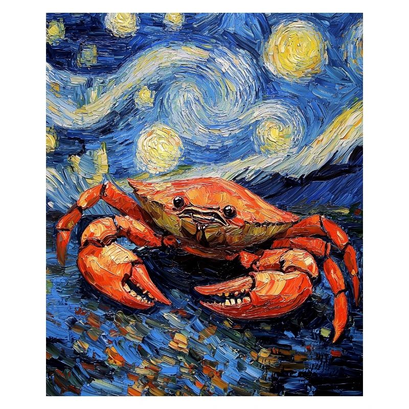 Krabbe Van Gogh Style Starry 