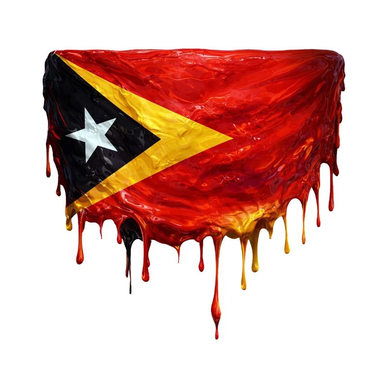 TimorLeste Drop Flag