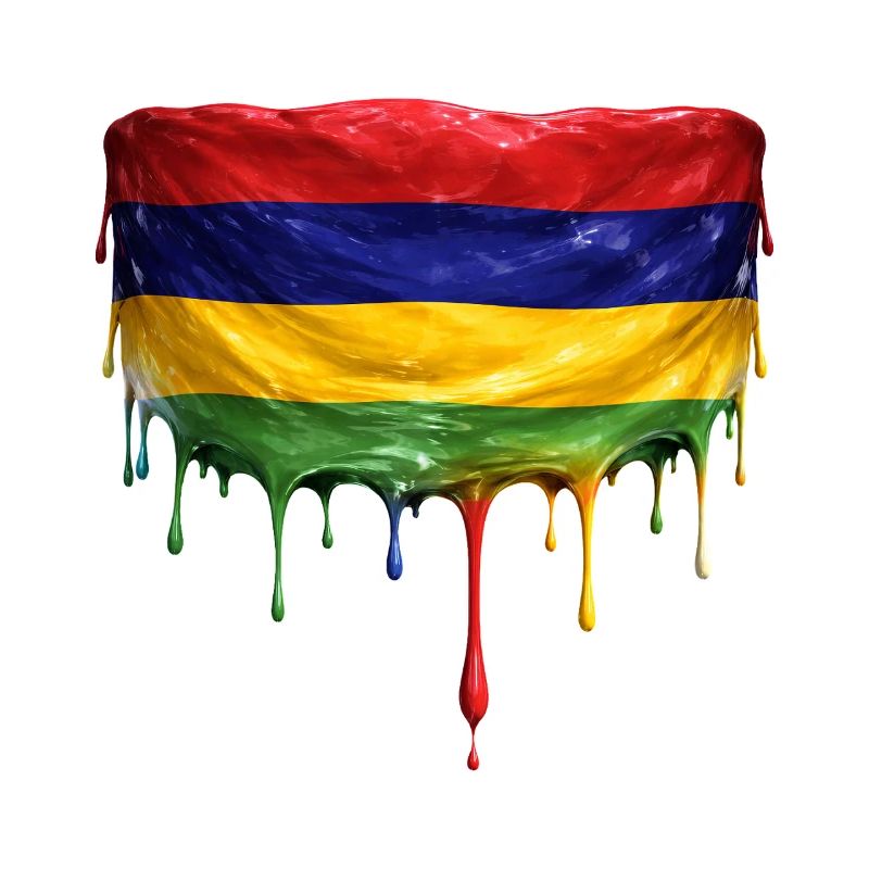 Art du drapeau de Maurice