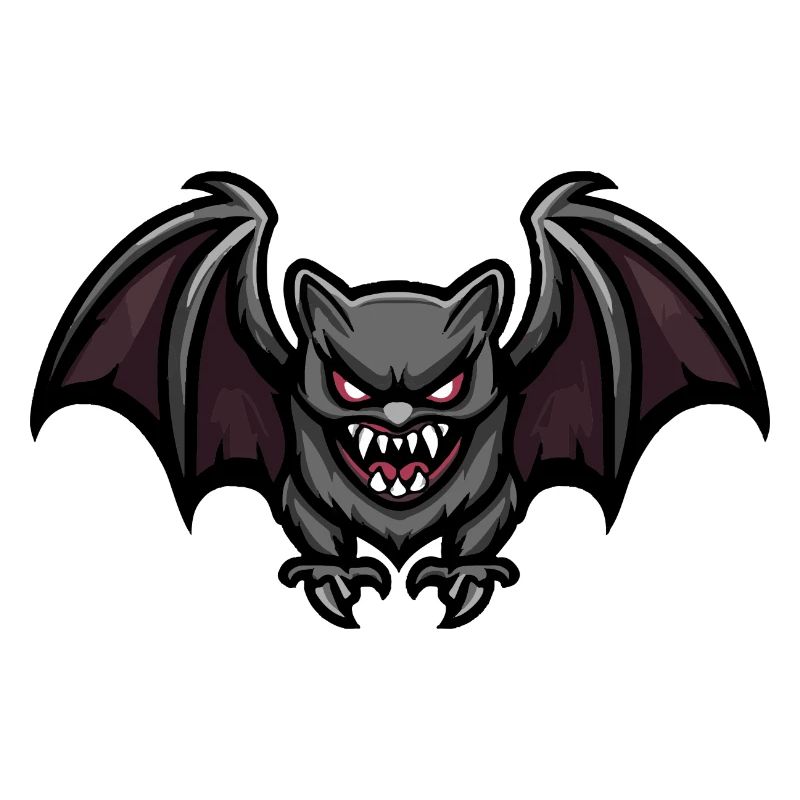 Bat Halloween Comic Bloodsucker