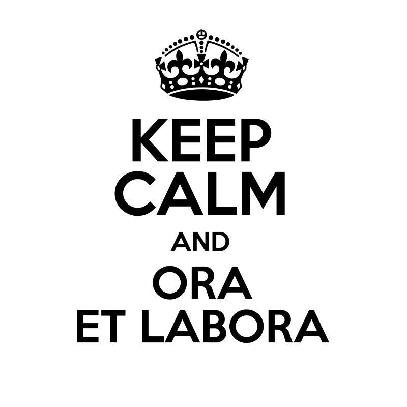 Reste calme et maintenant et labora 2N