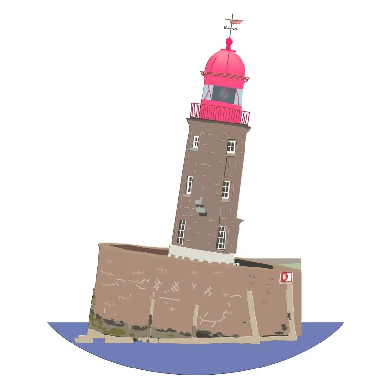 La tour penchée de Bremerhaven sans texte