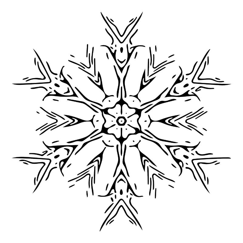 Mandala Lines Abstract Shape Pattern