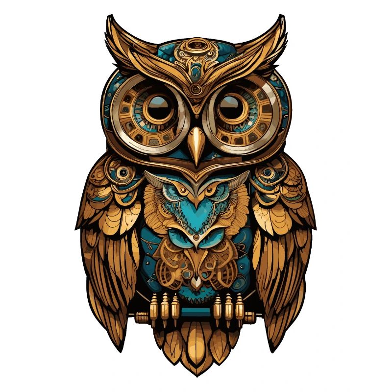 Steampunk Eule