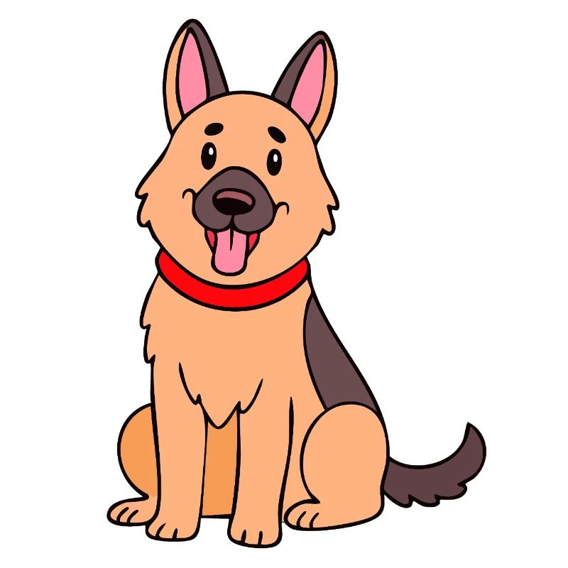 Cute German Shepherd (comic)