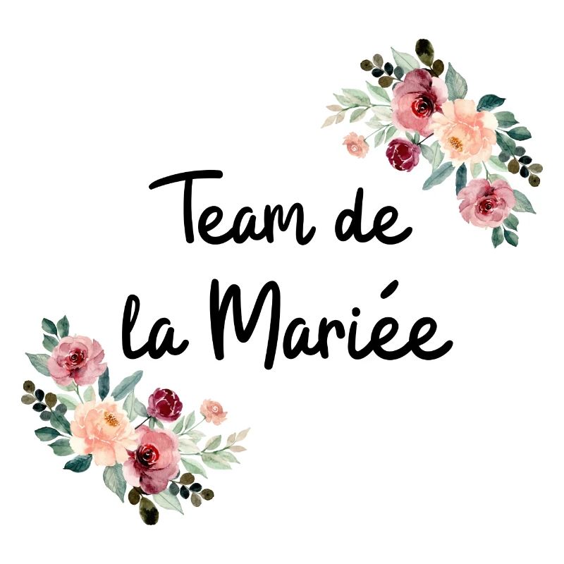 Team de la mariée fleurs