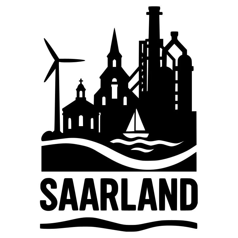 Silhouette de la Sarre