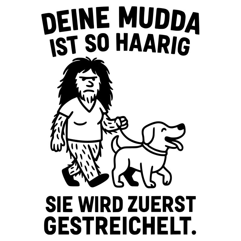 deine mutter haarig witz