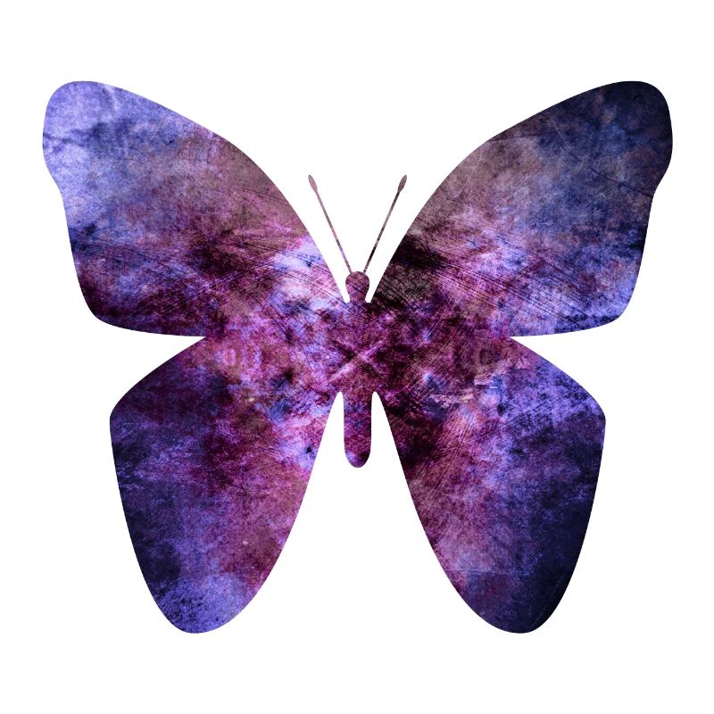 Papillon violet