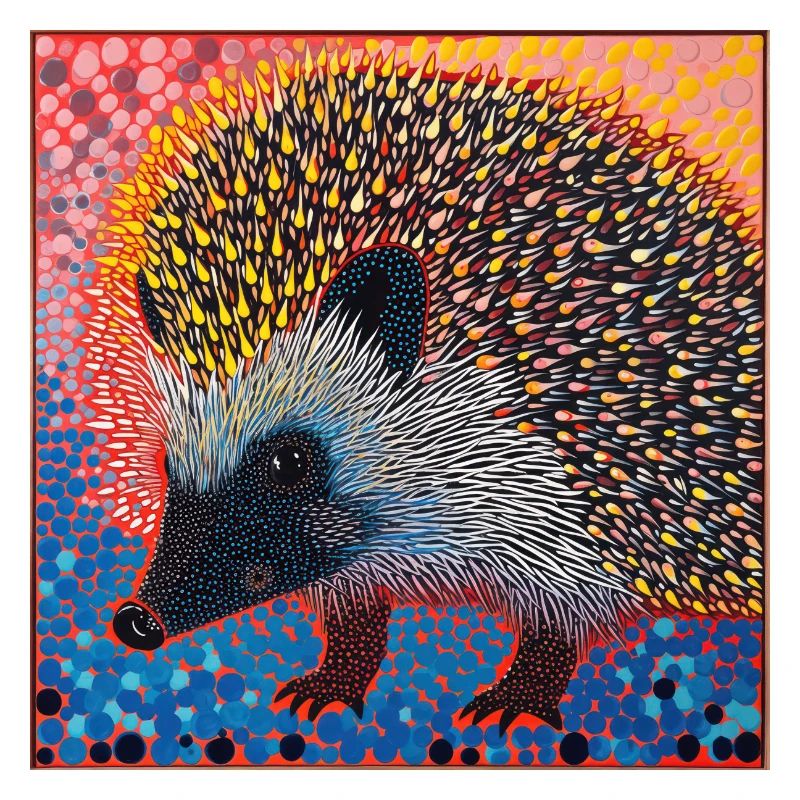igel, bunt, tier, geschenk, geschenkidee