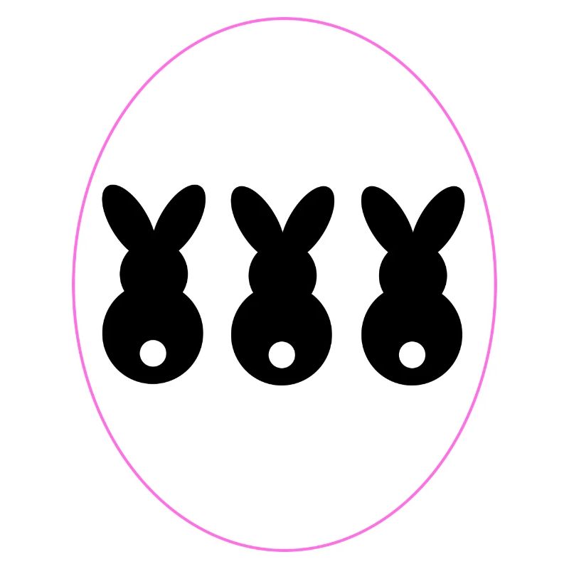 3 Bunny in Egg Plain Shadow