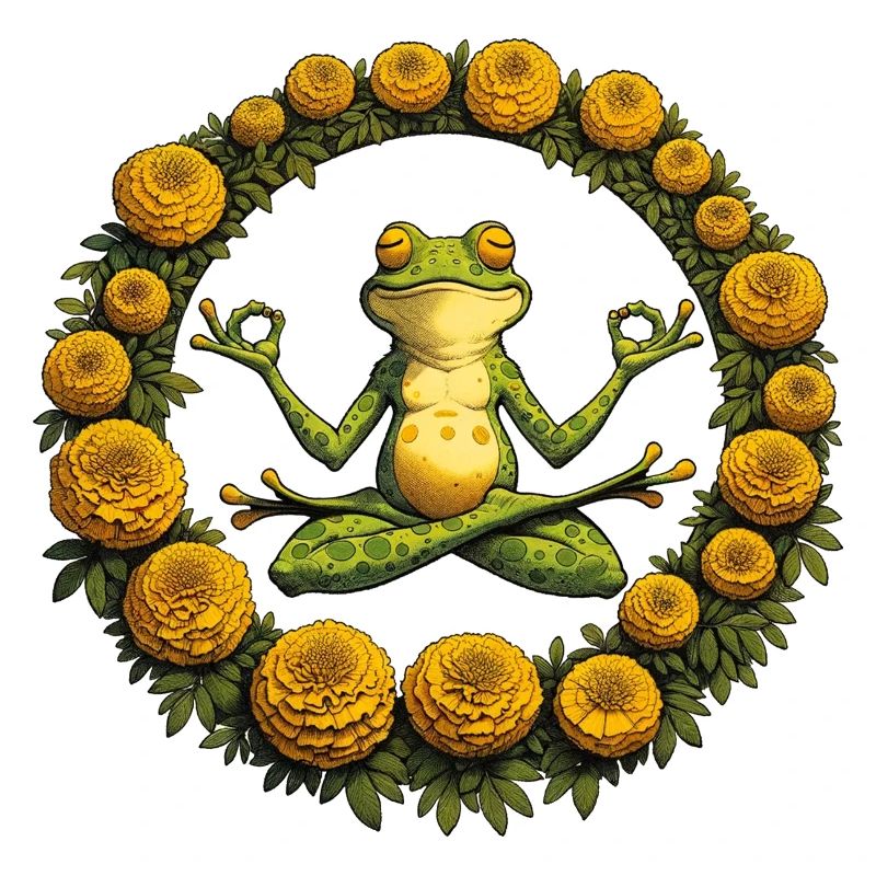 Meditation Frog