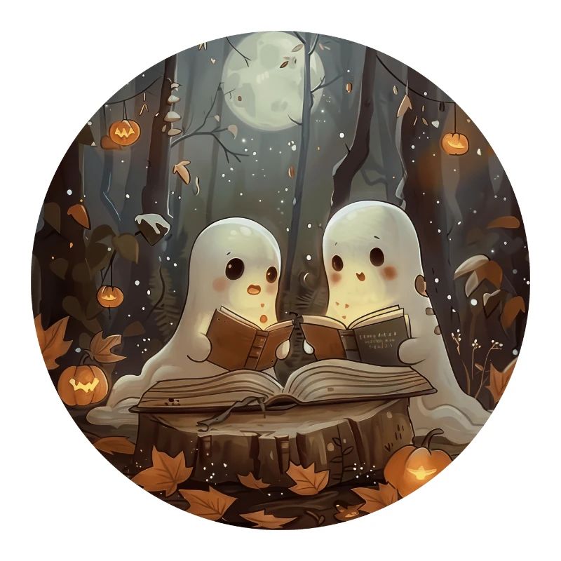 Ghosts, Reading, Book, Library, Halloween