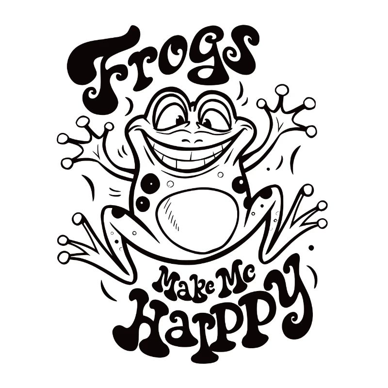 Frogs make me happy