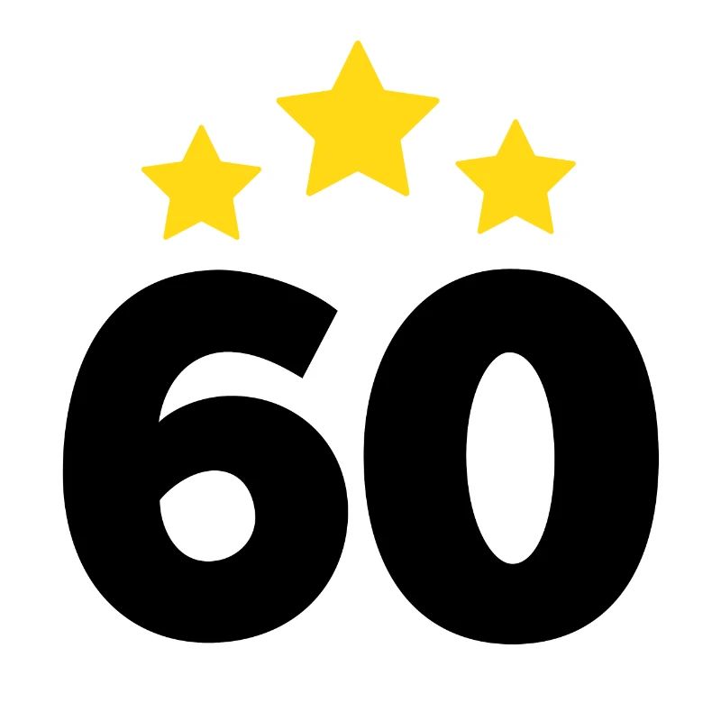 60 Years Star - 60th Birthday Gift