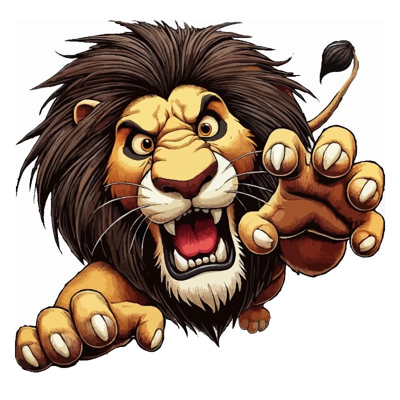 Leo attacks