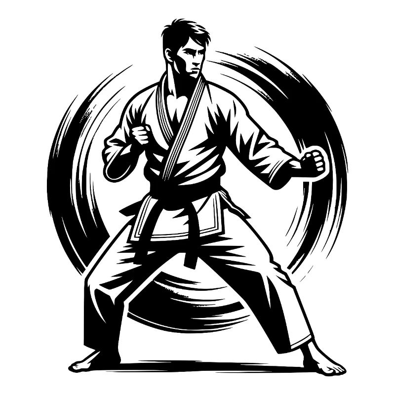 Traditional Karate Master Respect and Power