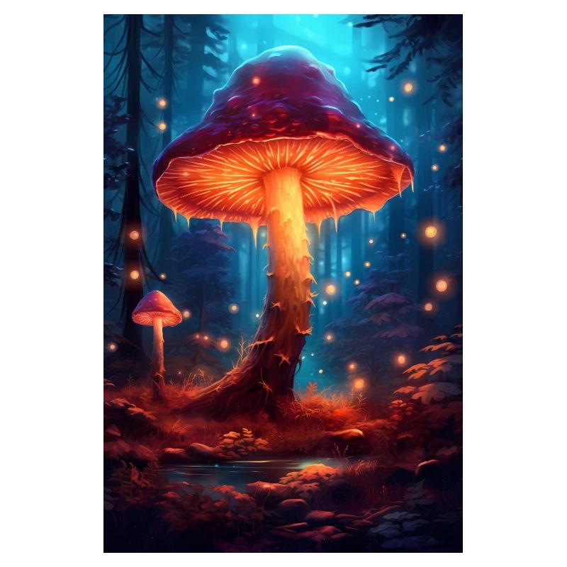 Champignons Champignons Funghi Champignon Éclairage