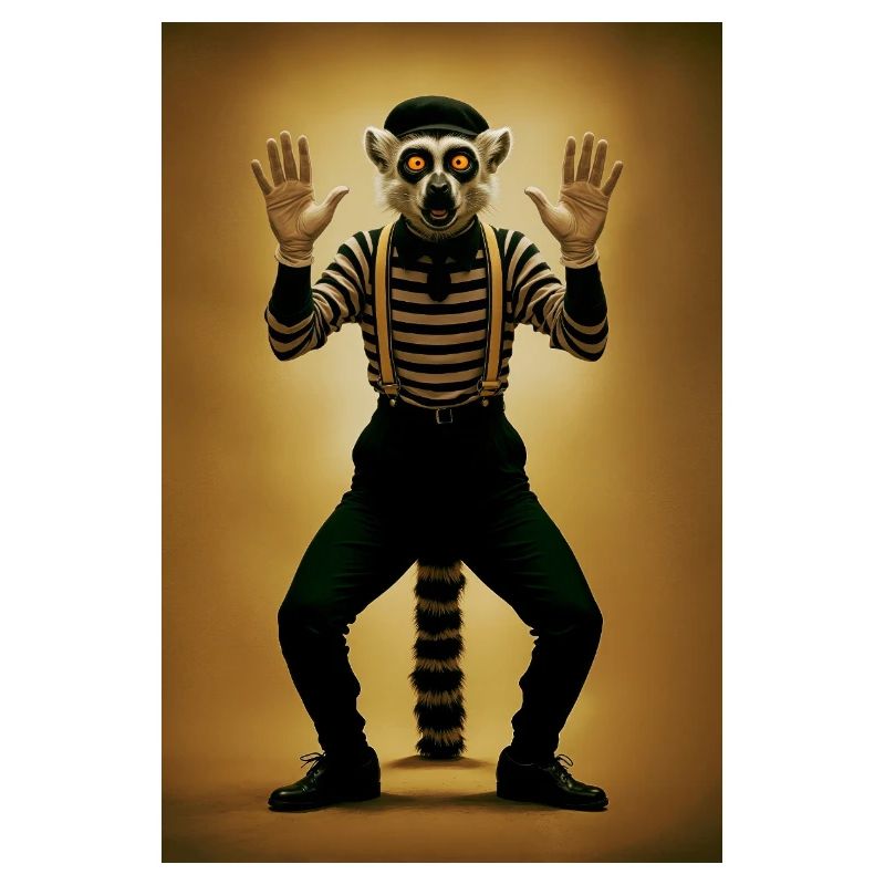 Lemur Humanoid Pantomime
