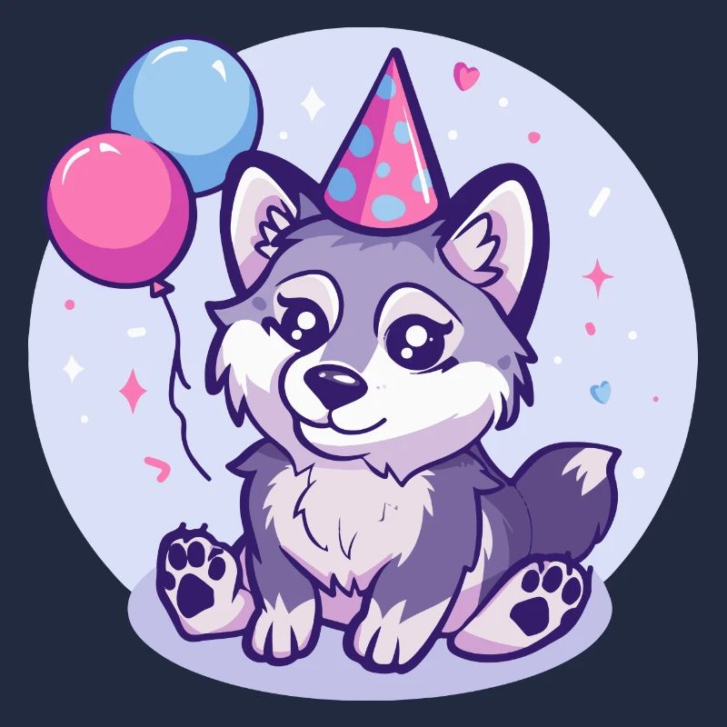 Wolf Geburtstag Comic