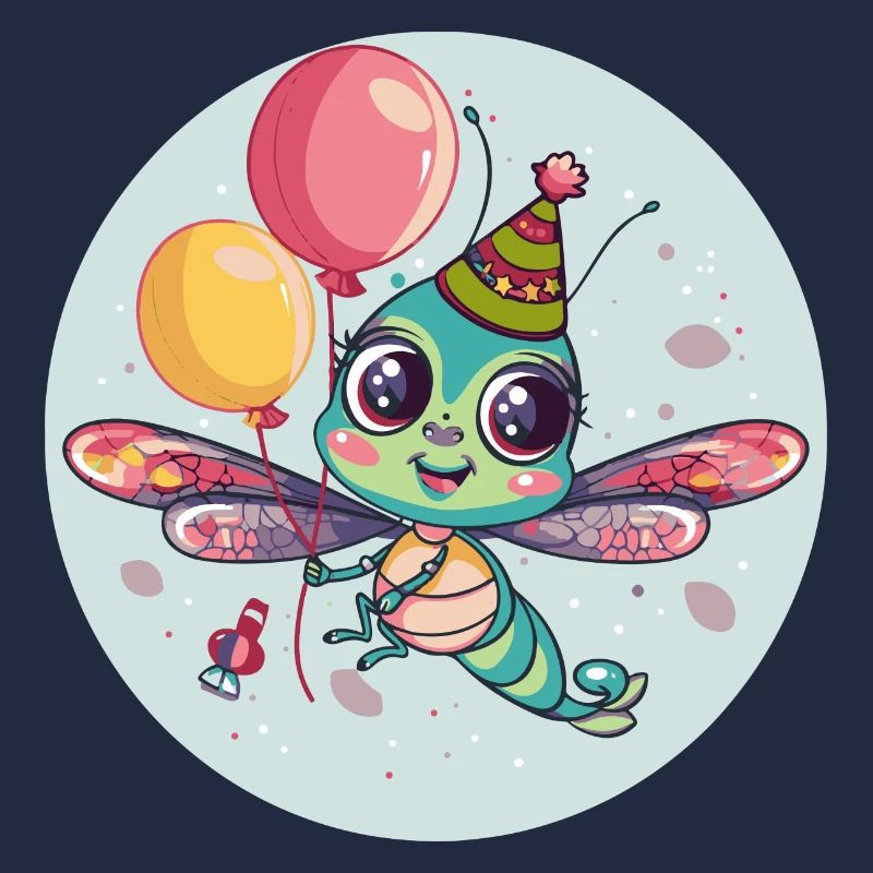 Bande dessinée d’anniversaire de libellule