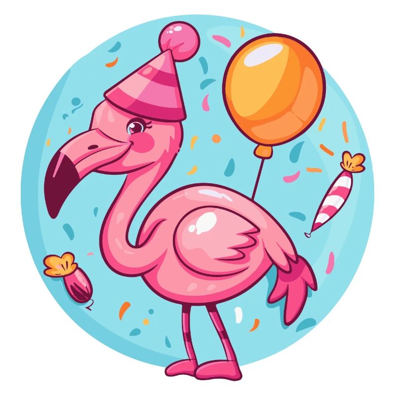 Flamingo Birthday Comic