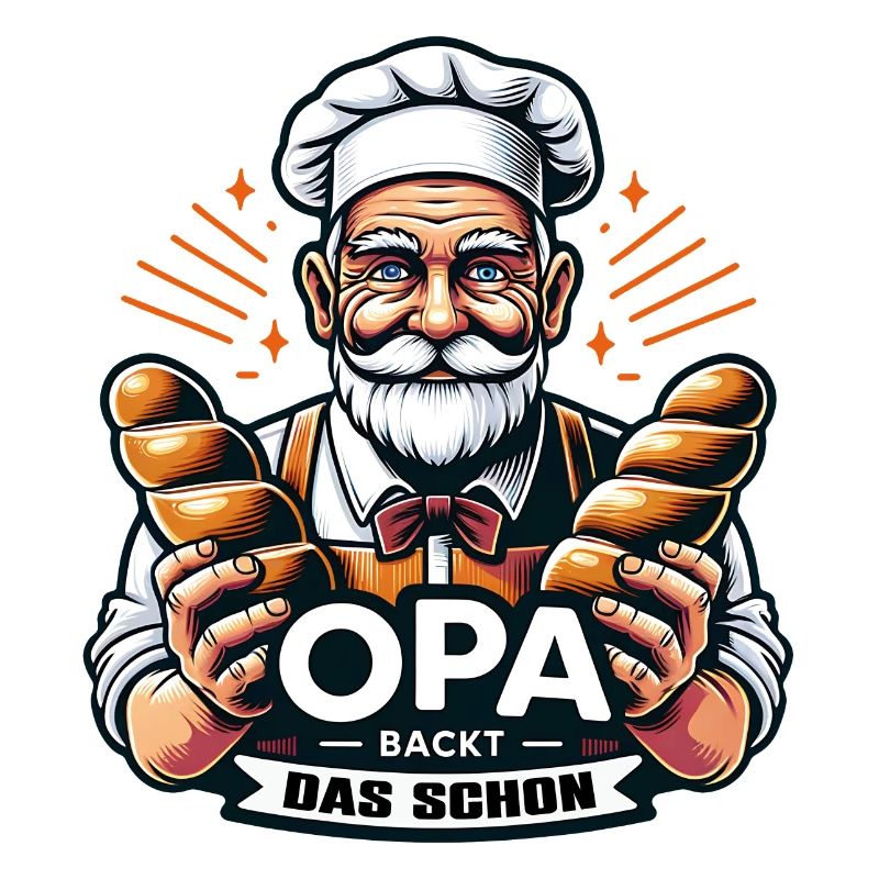 Opa backt das schon - Bäcker mit Broten