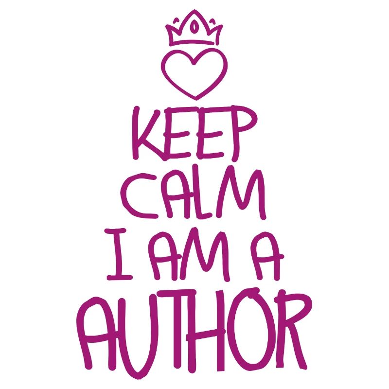 Keep Calm Autor cool Autor Geschenk