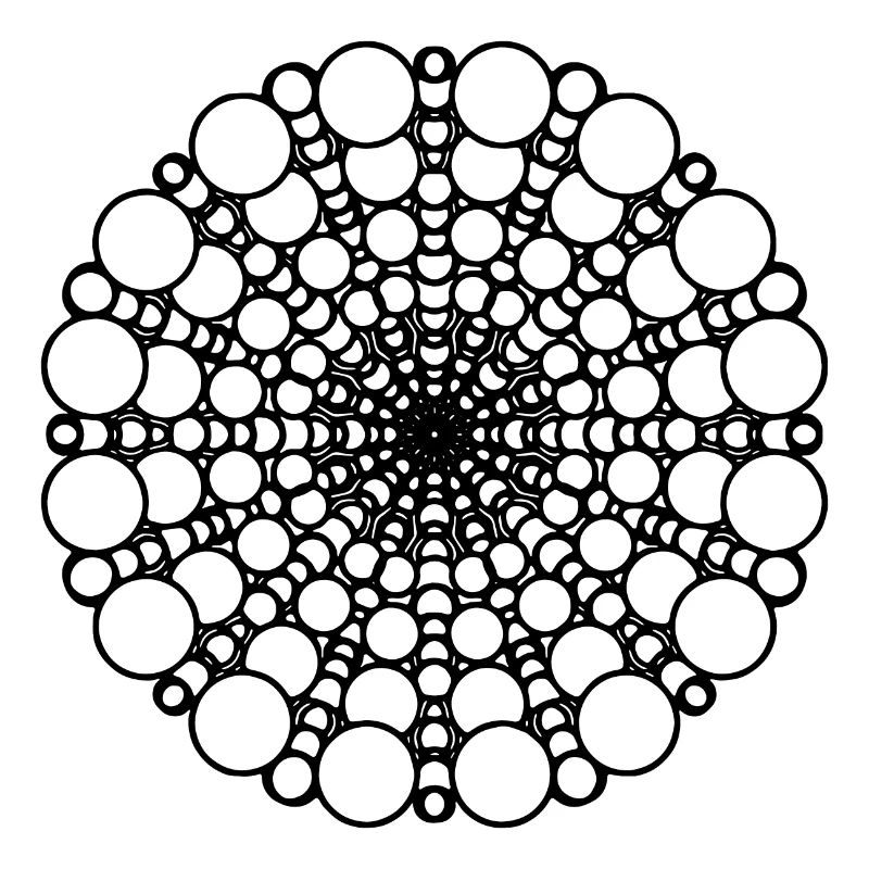 Geometric Mandala Circles Round Pattern Shape