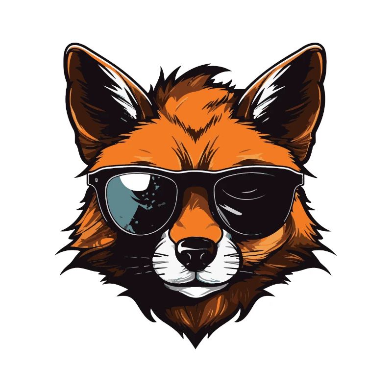 Fox Hipster Cool Party