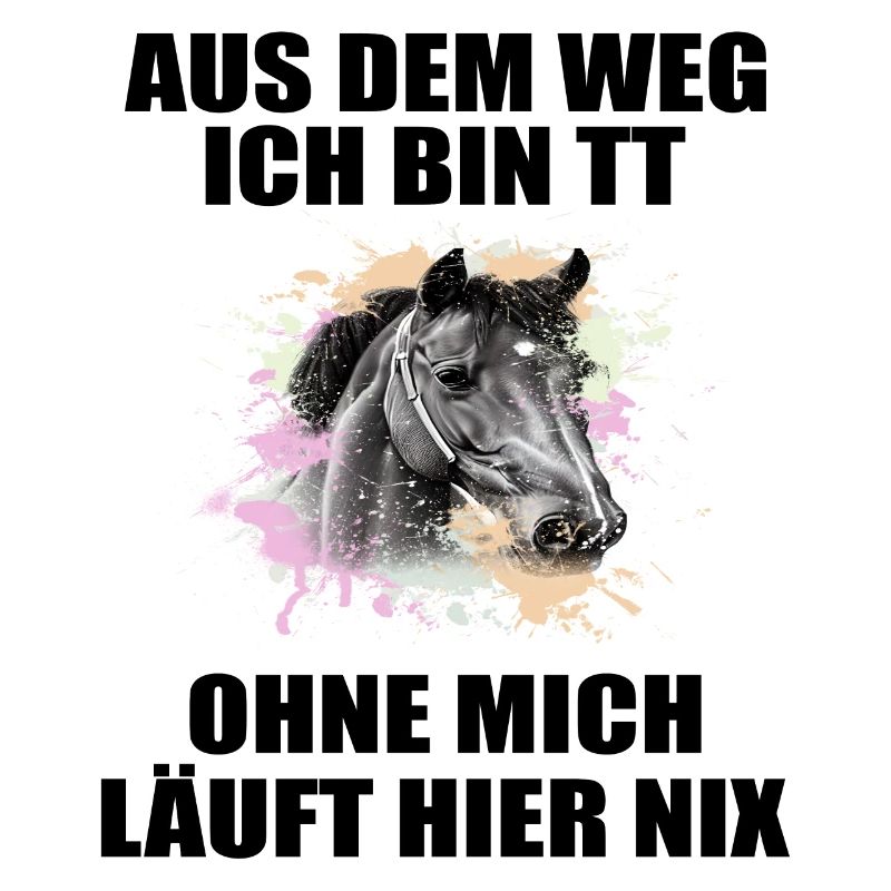 Tuniertrottel ich mach hier alles Pferd Rappe