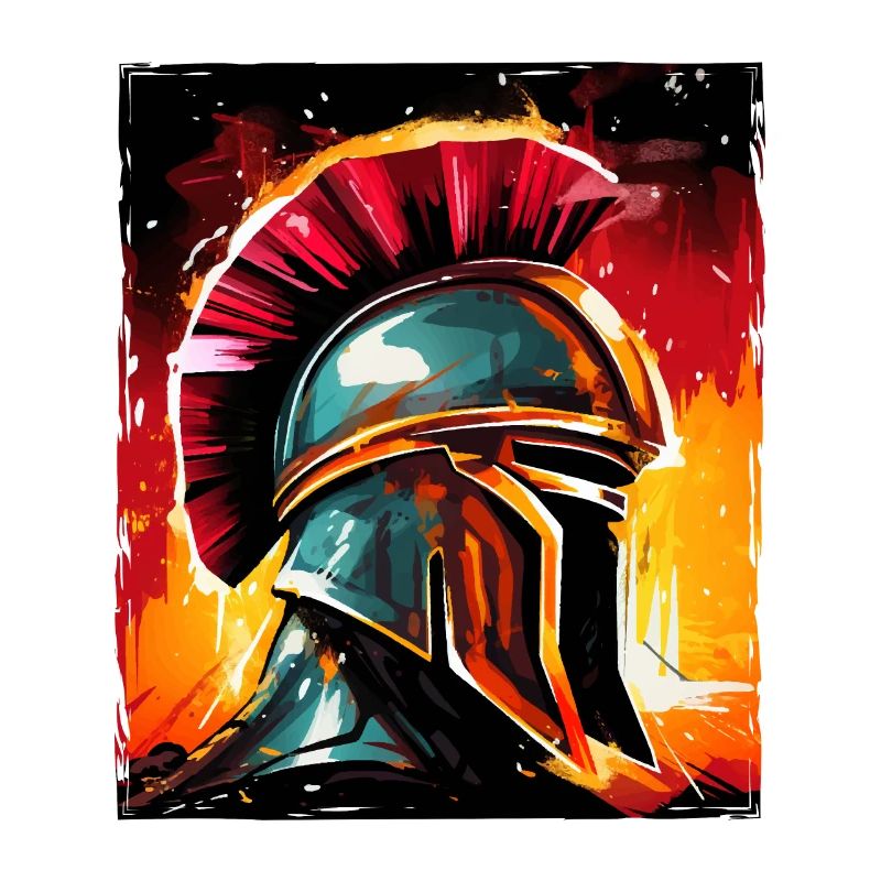 Spartaner Krieger Sparta Helm