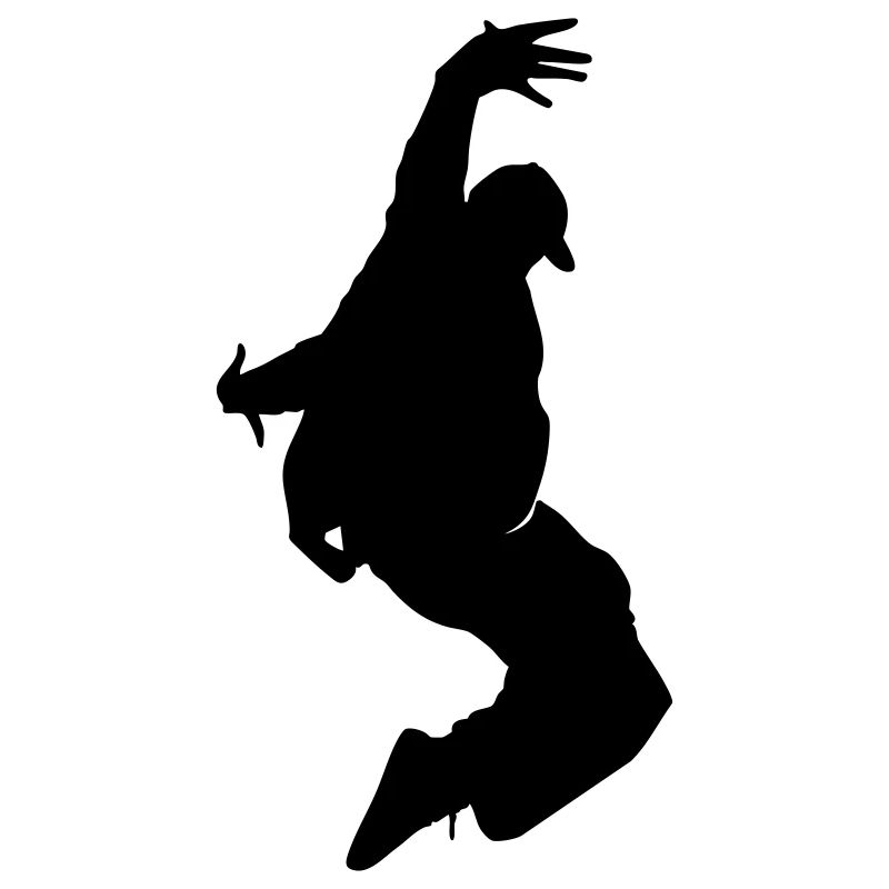 B-Boy Silhouette – Breakdance Freeze