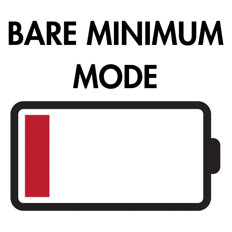 Mode minimal indispensable