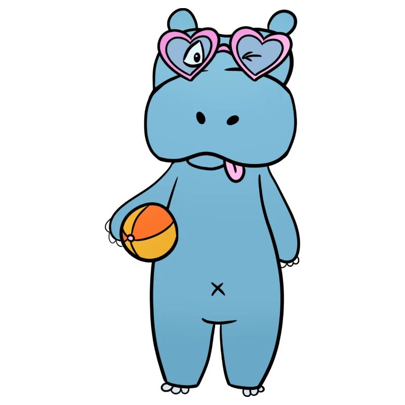 Nilpferd Sonnenbrille