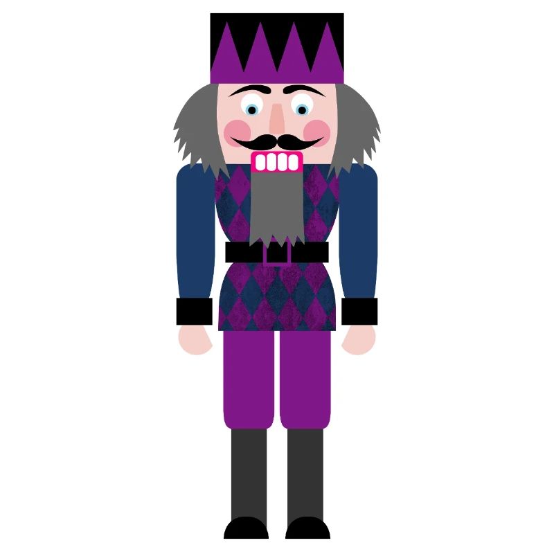 Nutcracker Diamond Rhombs Pattern Christmas Xmas