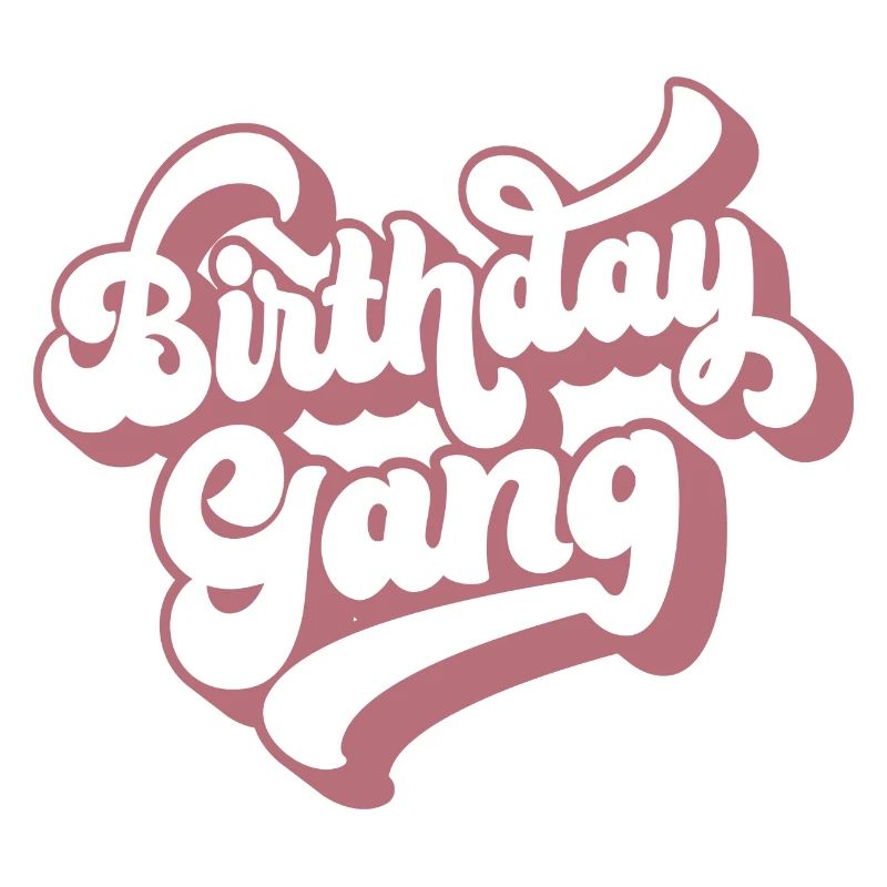 Geburtstag Gang Matching Gruppe Geburtstagsfeier Geschenk
