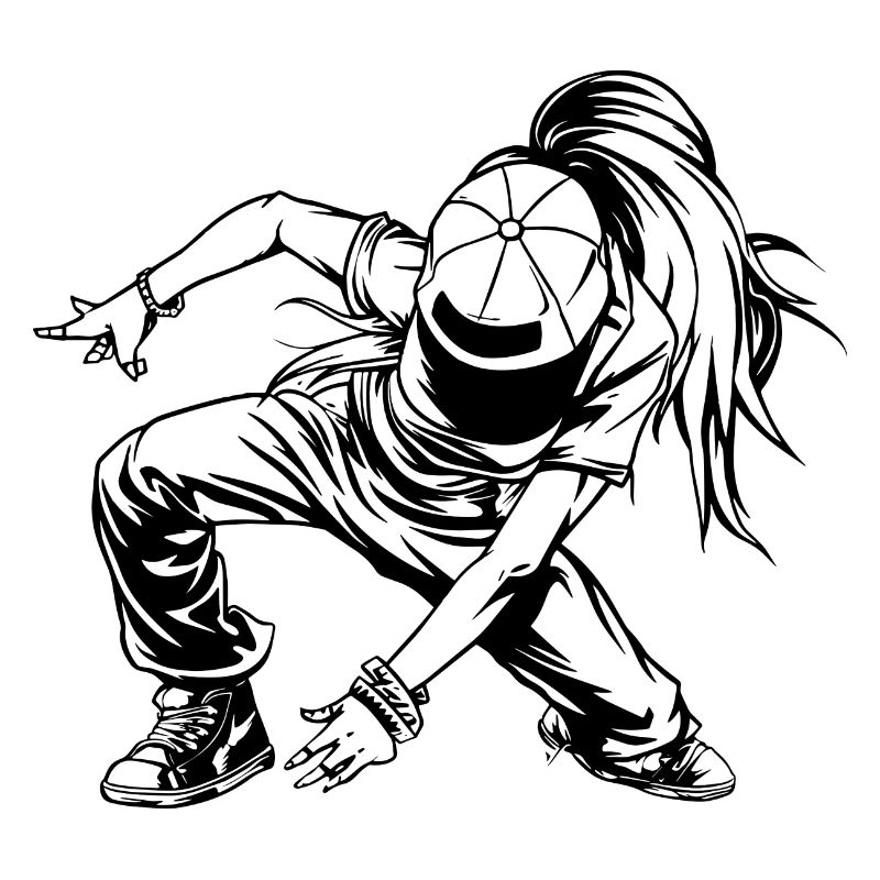 Croquis de breakdancer